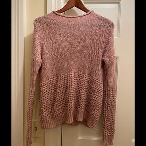 Pink mock neck sweater